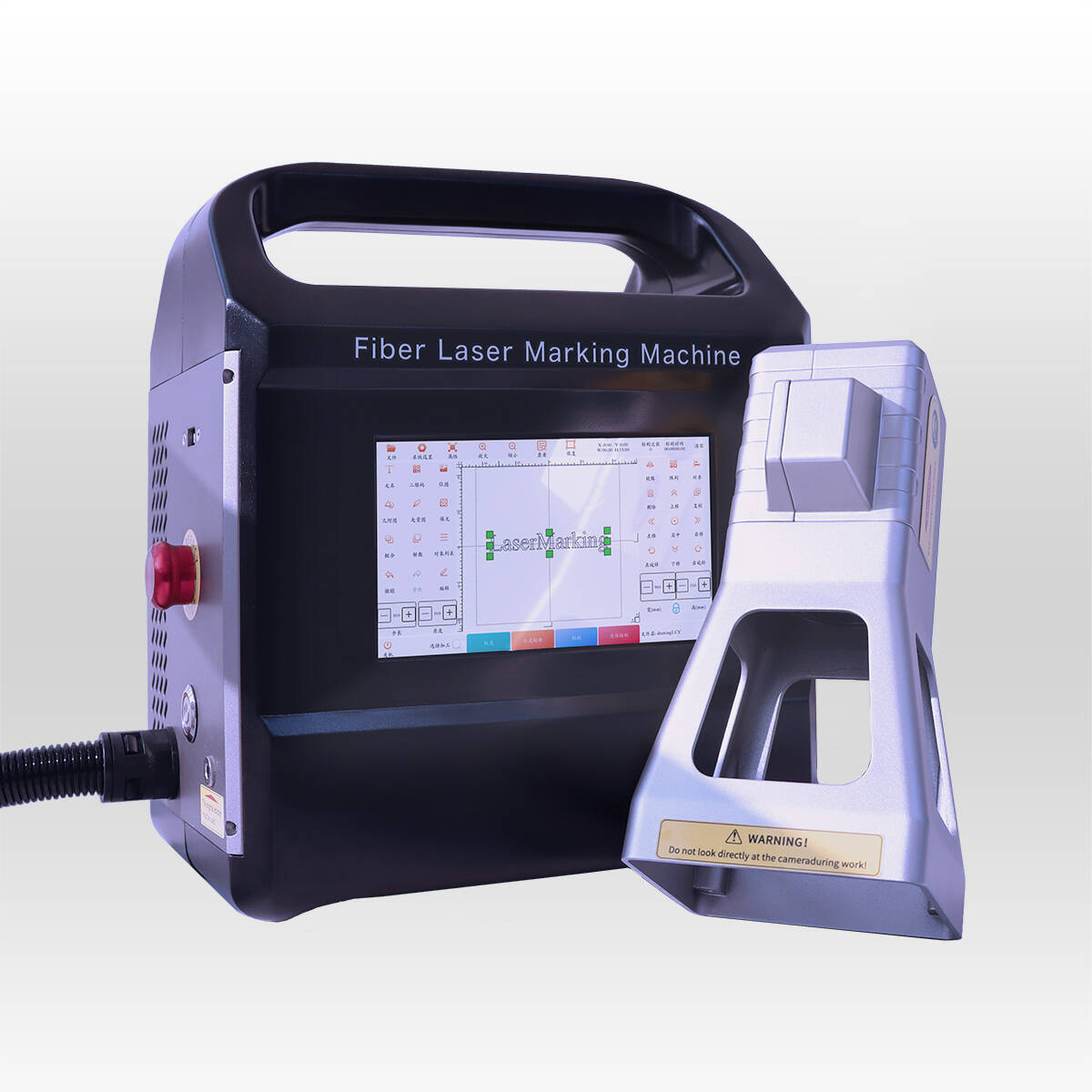 Machine de marquage laser métallique portative alimentée par batterie